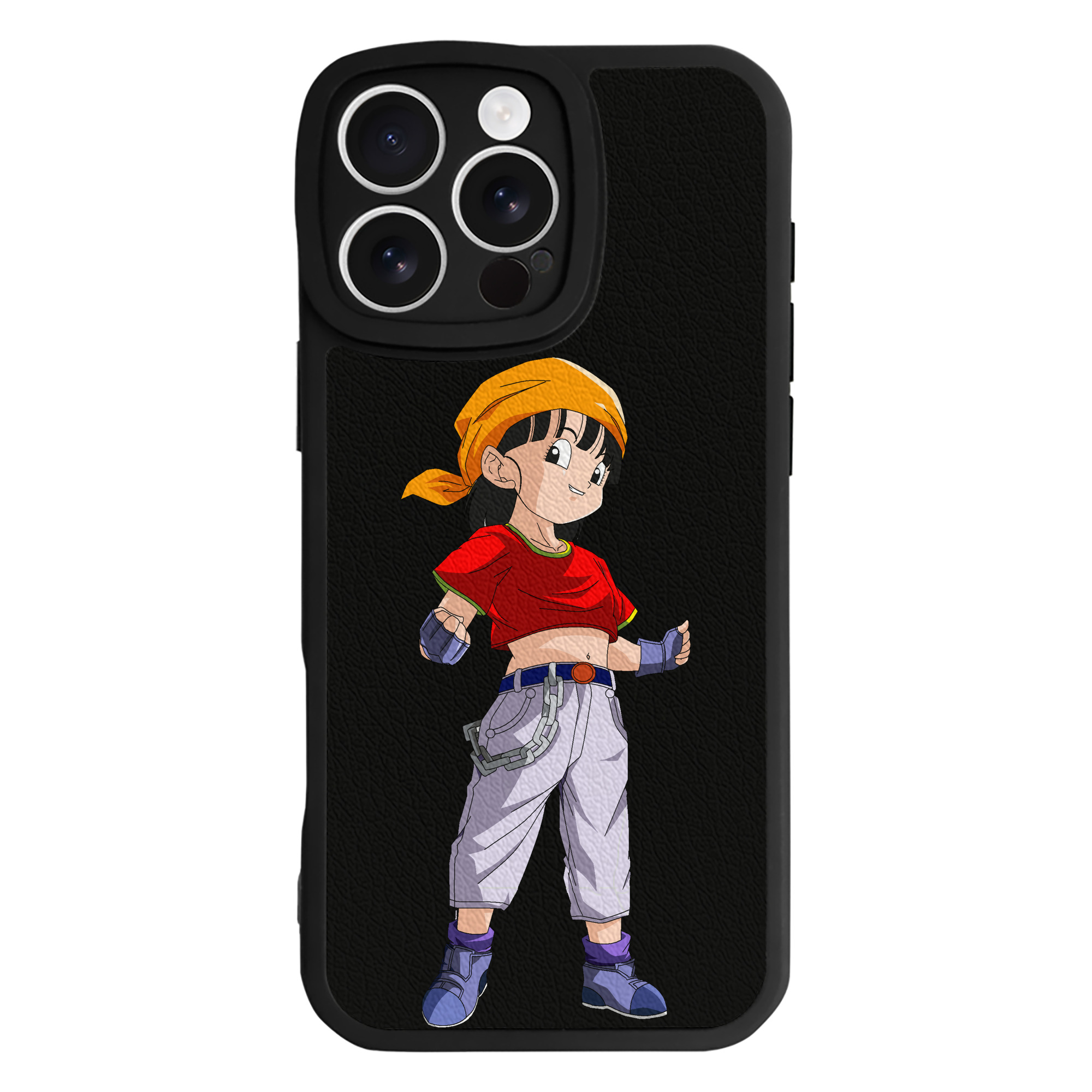 （画像用） ドラゴンボール パン DRAGON BALL Pan 【iPhone 16シリーズ対応】シリコンスマホケース（レザー調） 材質：シリコン